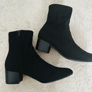 Black Obeo “Lolita” Stretch Women's Ankle Boots